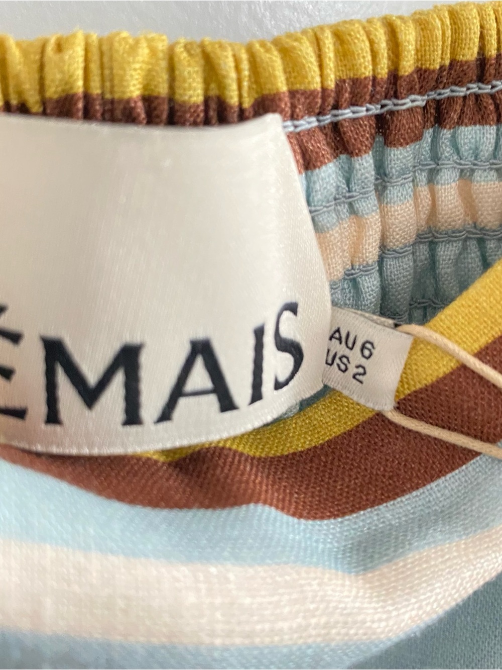 Anthropologie ALÉMAIS Alfie 100% Linen Sleeveless A-Line Sundress Sz 2 NWT - Picture 5 of 7